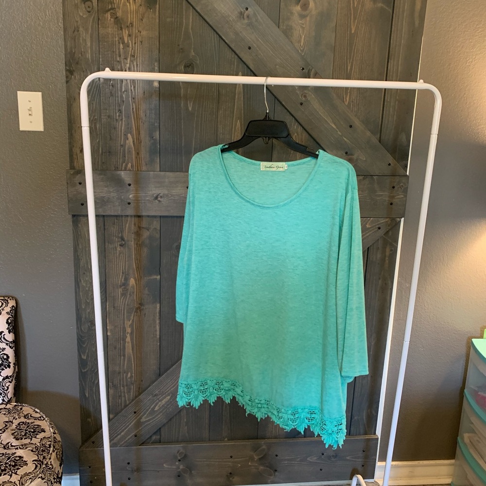 Aqua Blouse